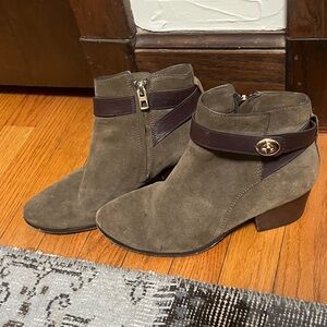 Coach Suede Heeled Boots
